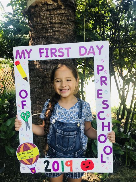 first day of school photo booth